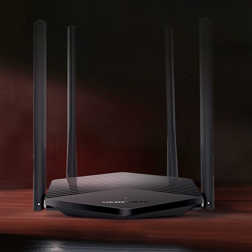 Mercusys MR60X AX1500 WiFi 6 Router | Dual Band 1500 Mbps Wireless 1.5 Gbps Gigabit Wi-Fi | OFDMA & MU-MIMO | 4× Multi-Directional high-gain Antennas with Beamforming Mercusys MR60X AX1500 WiFi 6 Router | Dual Band 1500 Mbps Wireless 1.5 Gbps Gigabit Wi-Fi | OFDMA & MU-MIMO | 4× Multi-Directional high-gain Antennas with Beamforming