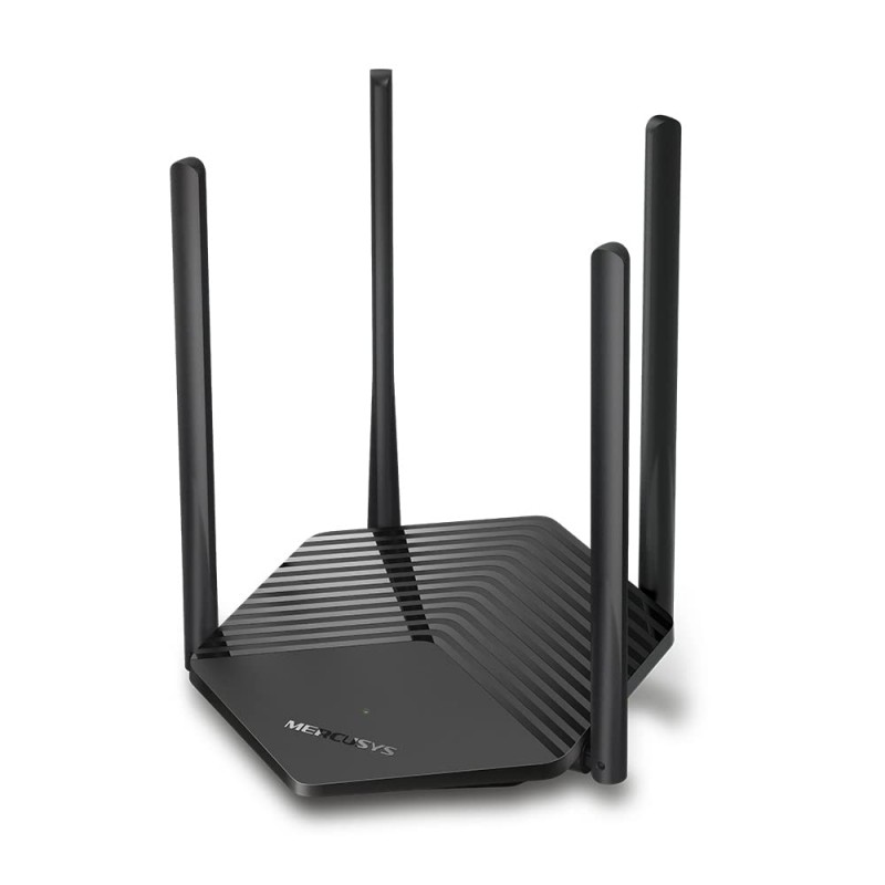 Mercusys MR60X AX1500 WiFi 6 Router | Dual Band 1500 Mbps Wireless 1.5 Gbps Gigabit Wi-Fi | OFDMA & MU-MIMO | 4× Multi-Directional high-gain Antennas with Beamforming Mercusys MR60X AX1500 WiFi 6 Router | Dual Band 1500 Mbps Wireless 1.5 Gbps Gigabit Wi-Fi | OFDMA & MU-MIMO | 4× Multi-Directional high-gain Antennas with Beamforming
