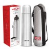 Milton Flip Lid 1000 Thermosteel Water Bottle 1 LTR, 24 Hr Hot and Cold I Leak Proof Lid, ISI Certified I Vacuum Insulated I for Office, Gym, School I Silver Milton Flip Lid 1000 Thermosteel Water Bottle 1 LTR, 24 Hr Hot and Cold I Leak Proof Lid, ISI Certified I Vacuum Insulated I for Office, Gym, School I Silver