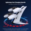 New World Special Edition Charger for PS5 DualSense Controller - Wireless Charging Station With Dual USB C Ports, Fast Charging Dock for Sony Playstation 5 - White New World Special Edition Charger for PS5 DualSense Controller - Wireless Charging Station With Dual USB C Ports, Fast Charging Dock for Sony Playstation 5 - White