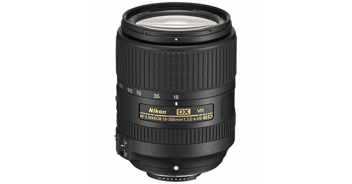 ニコン AF-S DX 18-300mm 3.5-6.3 G ED VR IF Nikon 18-300 Mm F/3.5-6.3G Ed Vr Af-S Dx Nikkor Lens - Black