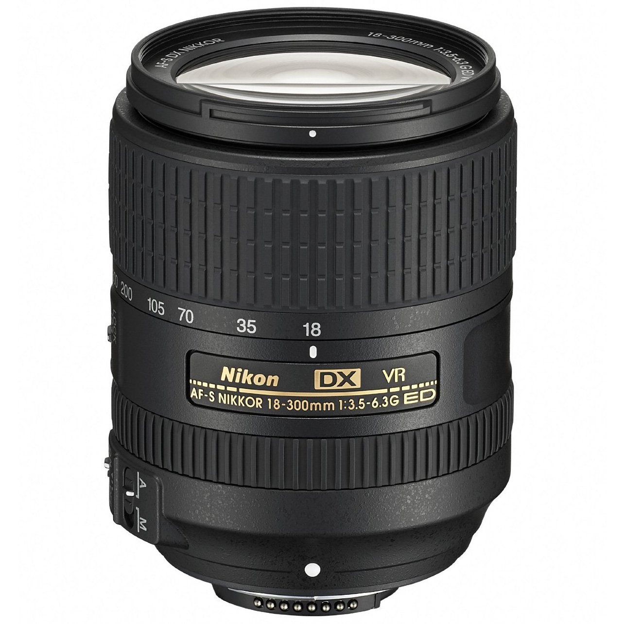 Nikon 18-300 Mm F/3.5-6.3G Ed Vr Af-S Dx Nikkor Lens - Black