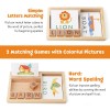 PATPAT® Spelling Puzzle Game, Wooden Matching Letters Toy with Flash Cards Words, Montessori ABC Alphabet Learning Educational Puzzle Gift for Preschool Boys Girls Kids Age 3-8 Years Old PATPAT® Spelling Puzzle Game, Wooden Matching Letters Toy with Flash Cards Words, Montessori ABC Alphabet Learning Educational Puzzle Gift for Preschool Boys Girls Kids Age 3-8 Years Old