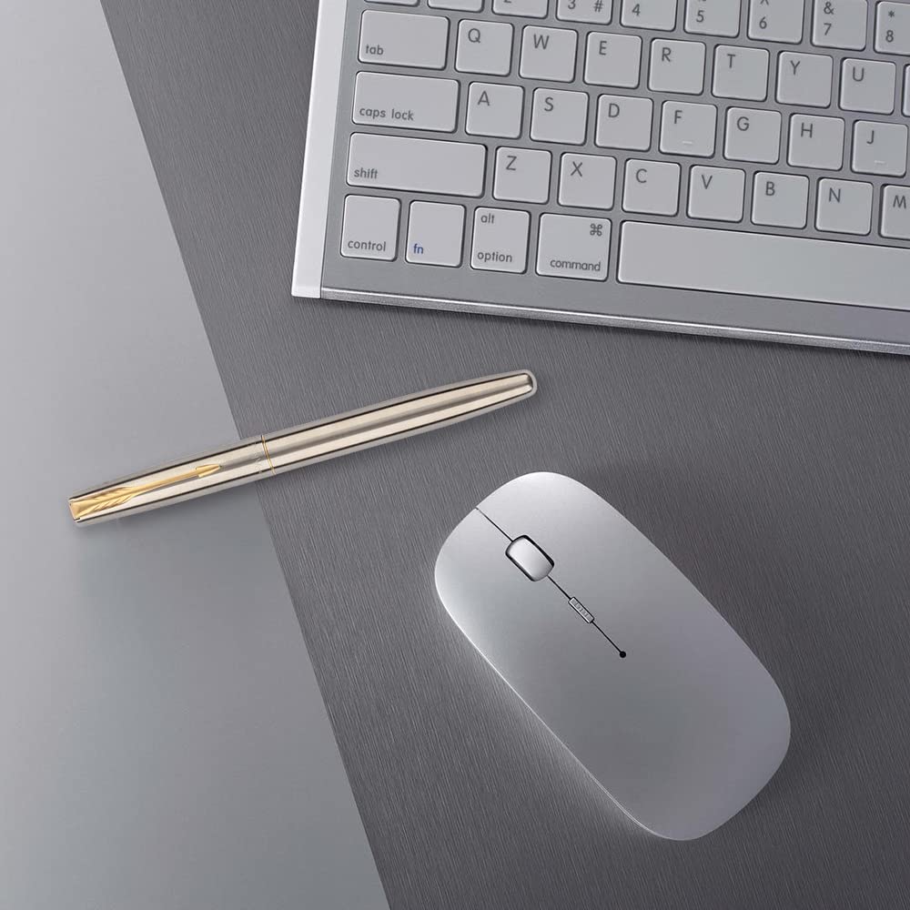 Parker Frontier Stainless Steel Gold Trim Roller Ball Pen | Ink Color - Blue | Perfect For Gifting Purpose | Elite Pen For Professionals