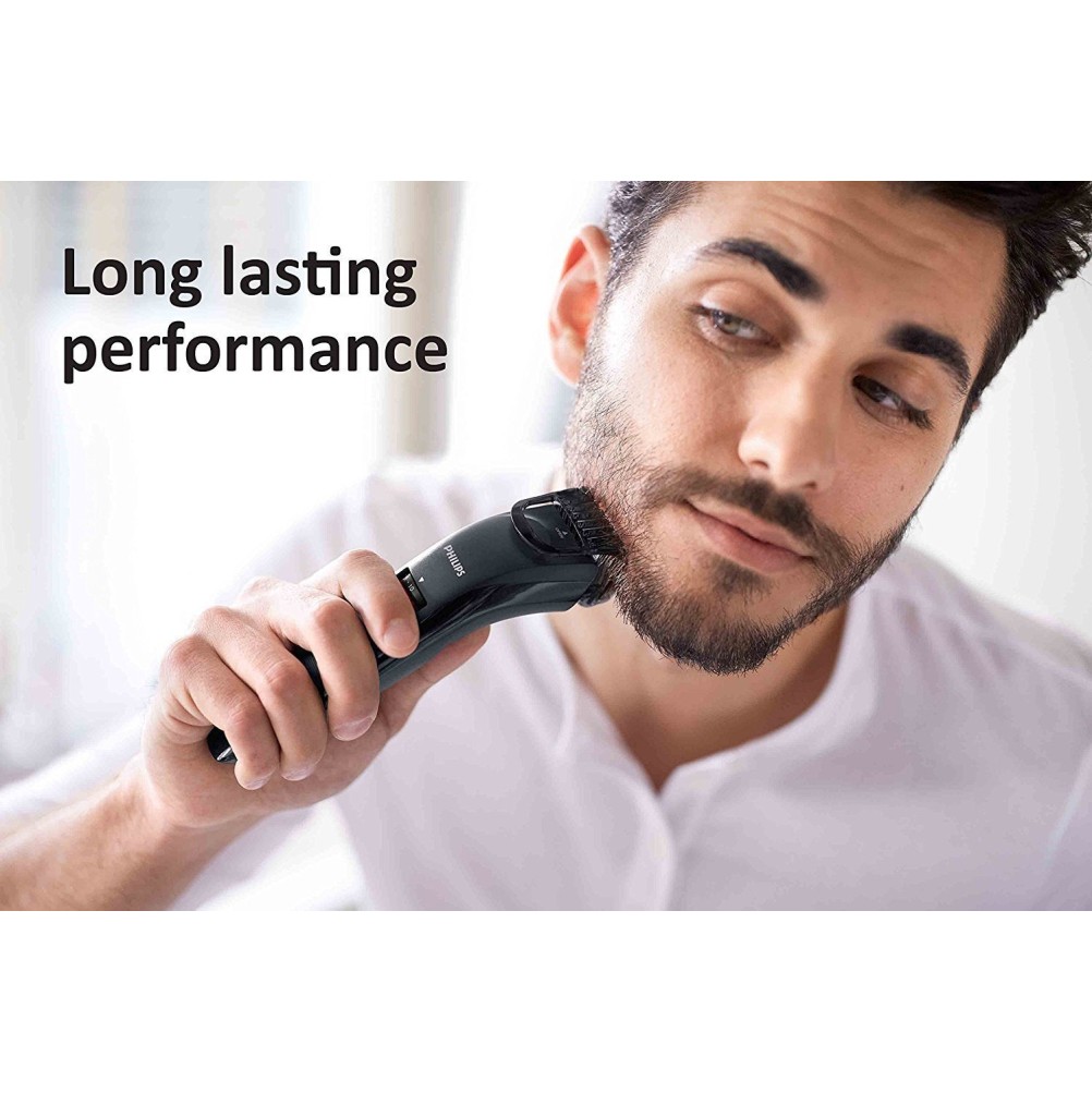 Philips QT4005/15 Beard Trimmer Cordless for Men (Black)