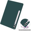 ProElite Cover for Galaxy Tab S9 FE Plus/S9 Plus/S10+ 12.4" Cover, Soft Flexible Flip Case Cover with S Pen Holder for Samsung Galaxy Tab S9 FE+/S9 Plus/S10+ 12.4 inch, [Recoil Series]- Dark Green