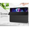 ProElite Smart Case Cover for Apple iPad Pro 11 inch (27.9cm) 2022/2021 4th/3rd Generation [Auto Sleep/Wake ], Translucent & Hard Back, Black