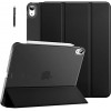 Robustrion Cover for iPad Air 5th Generation Cover / 4th Generation Smart Flip Case with Translucent Back - Black Robustrion Cover for iPad Air 5th Generation Cover / 4th Generation Smart Flip Case with Translucent Back - Black