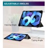 Robustrion Cover for iPad Air 5th Generation Cover / 4th Generation Smart Flip Case with Translucent Back - Black Robustrion Cover for iPad Air 5th Generation Cover / 4th Generation Smart Flip Case with Translucent Back - Black
