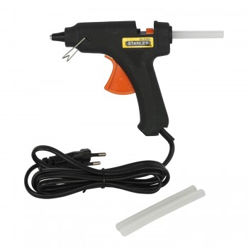 STANLEY 69-028B High Temperature Corded Glue Gun Black,7mm