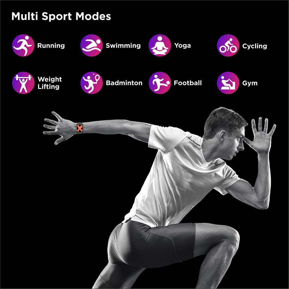 Syska PLUTO Smartwatch Black