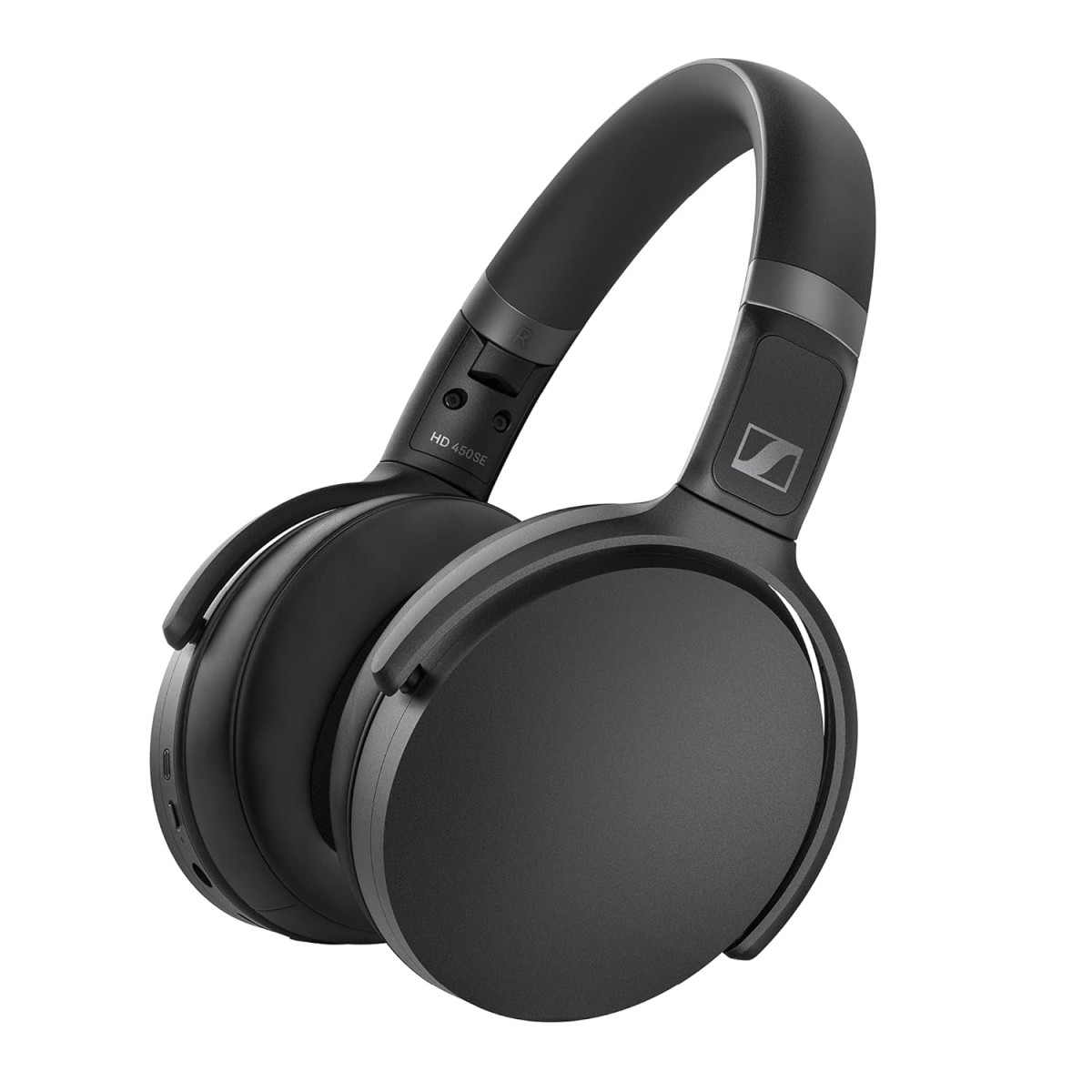 Sennheiser HD 450BT (ANC) Bluetooth 5.0 Wireless Over Ear Headphone with Mic, Designed in Germany, Alexa Built-in - Active Noise Cancellation, 30h Battery,Fast Charging, Foldable, 2Yr WARRANTY - Black