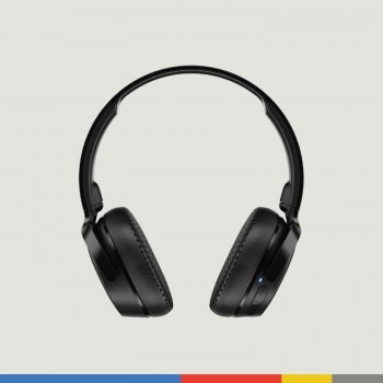 Skullcandy Riff 2 On Ear Wireless Headphones, 40mm Drivers, Advanced Features Through The App, Collapsible Design, 34Hr Playtime + Rapid Charge- Black