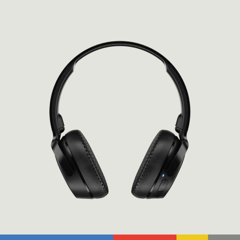 Skullcandy Riff 2 On Ear Wireless Headphones, 40mm Drivers, Advanced Features Through The App, Collapsible Design, 34Hr Playtime + Rapid Charge- Black Skullcandy Riff 2 On Ear Wireless Headphones, 40mm Drivers, Advanced Features Through The App, Collapsible Design, 34Hr Playtime + Rapid Charge- Black