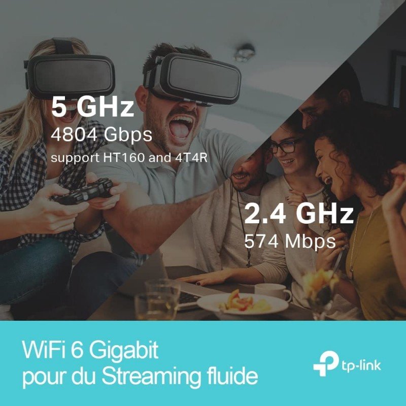 TP-Link Archer AX73 AX5400 Dual Band Gigabit 1000 Mbps Wireless WiFi Wi-Fi 6 Router | 8K Streaming | MU-MIMO OFDMA | USB Sharing | Connect 200+Devices | 1.5 GHz Triple-Core CPU | Beamforming TP-Link Archer AX73 AX5400 Dual Band Gigabit 1000 Mbps Wireless WiFi Wi-Fi 6 Router | 8K Streaming | MU-MIMO OFDMA | USB Sharing | Connect 200+Devices | 1.5 GHz Triple-Core CPU | Beamforming