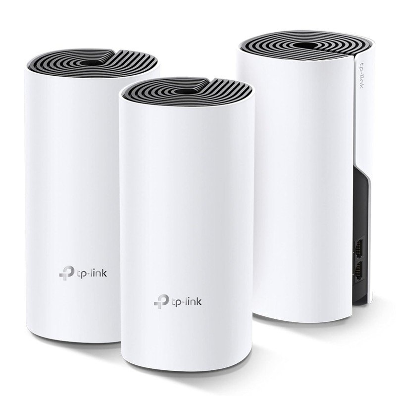 TP-Link Deco M4 Whole Home Mesh Wi-Fi System, Seamless Roaming and Speedy (Ac1200), Dual_Band, Work with Amazon Echo/Alexa, Router and Wi-Fi Booster, Parent Control Router, Pack of 3 TP-Link Deco M4 Whole Home Mesh Wi-Fi System, Seamless Roaming and Speedy (Ac1200), Dual_Band, Work with Amazon Echo/Alexa, Router and Wi-Fi Booster, Parent Control Router, Pack of 3