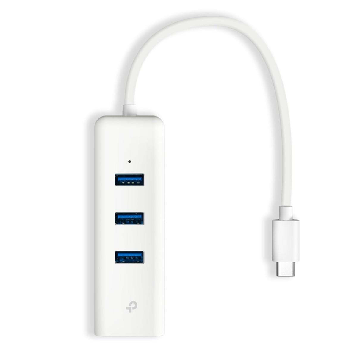 TP-Link UE330C USB 3.0 Type-C 3-Port Hub & Gigabit Ethernet Adapter RJ45 LAN Wired Hub for Ultrabook, Chromebook, Laptop, Desktop, Plug & Play, Foldable and Portable Design