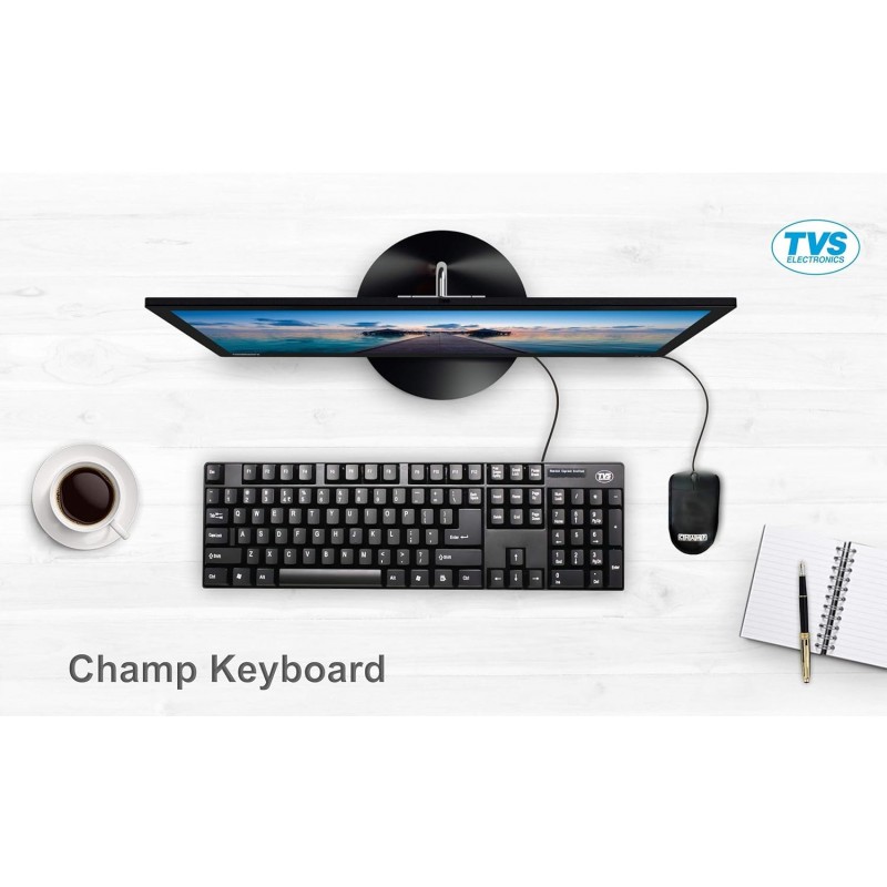 TVS ELECTRONICS Champ Wired Keyboard (Black) TVS ELECTRONICS Champ Wired Keyboard (Black)