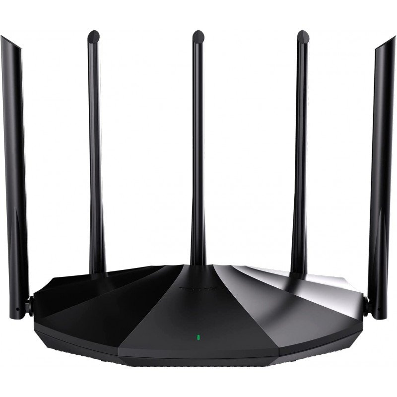 Tenda RX2 Pro WiFi 6 AX1500 Smart WiFi Router, Dual Band Gigabit Wireless Internet WiFi 6 Router, 5 * 6dBi High-Gain Antennas, 3 Gigabit LAN Ports, WPA3+OFDMA+MU-MIMO (Black) Tenda RX2 Pro WiFi 6 AX1500 Smart WiFi Router, Dual Band Gigabit Wireless Internet WiFi 6 Router, 5 * 6dBi High-Gain Antennas, 3 Gigabit LAN Ports, WPA3+OFDMA+MU-MIMO (Black)