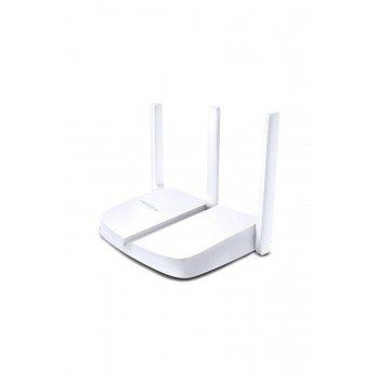 Tp-Link Mercusys Mw305R 300Mbps Wireless Single_Band Wi-Fi/WiFi Router with Three 5Dbi Antennas, Parental Control, Mediatek Chipset (White)