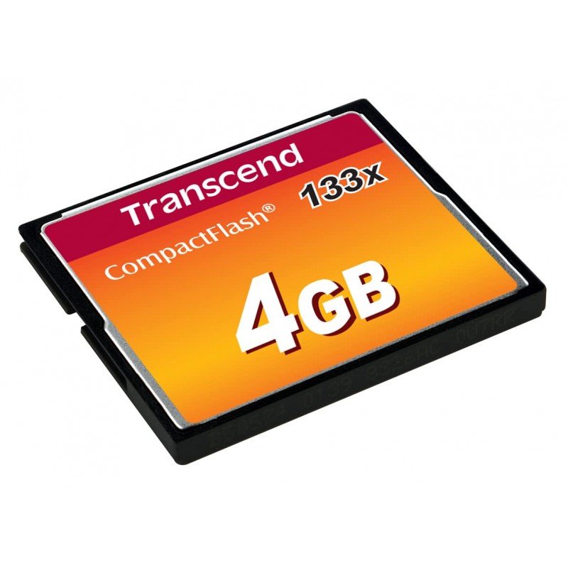 Transcend 4GB 133x Ultra Speed Compact Flash Card (TS4GCF133) Transcend 4GB 133x Ultra Speed Compact Flash Card (TS4GCF133)