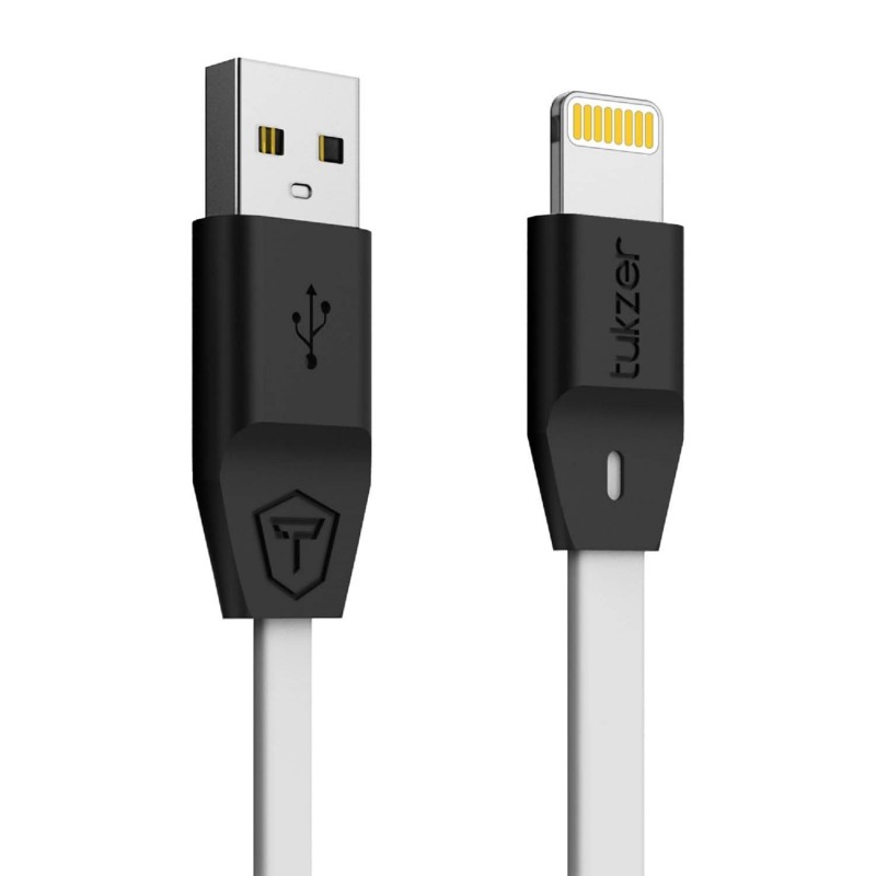 Tukzer Usb A To 8 Pin Lightning Cable,Apple Mfi Certified Fast Charging & Data Sync Cable(12W,2.4 Amp) Compatible For Iphone 13,12,11,X,8,7,6,5,Ipad Air,Pro,Mini (Length: 1M/ 3.2 Ft,Wht)-White Tukzer Usb A To 8 Pin Lightning Cable,Apple Mfi Certified Fast Charging & Data Sync Cable(12W,2.4 Amp) Compatible For Iphone 13,12,11,X,8,7,6,5,Ipad Air,Pro,Mini (Length: 1M/ 3.2 Ft,Wht)-White
