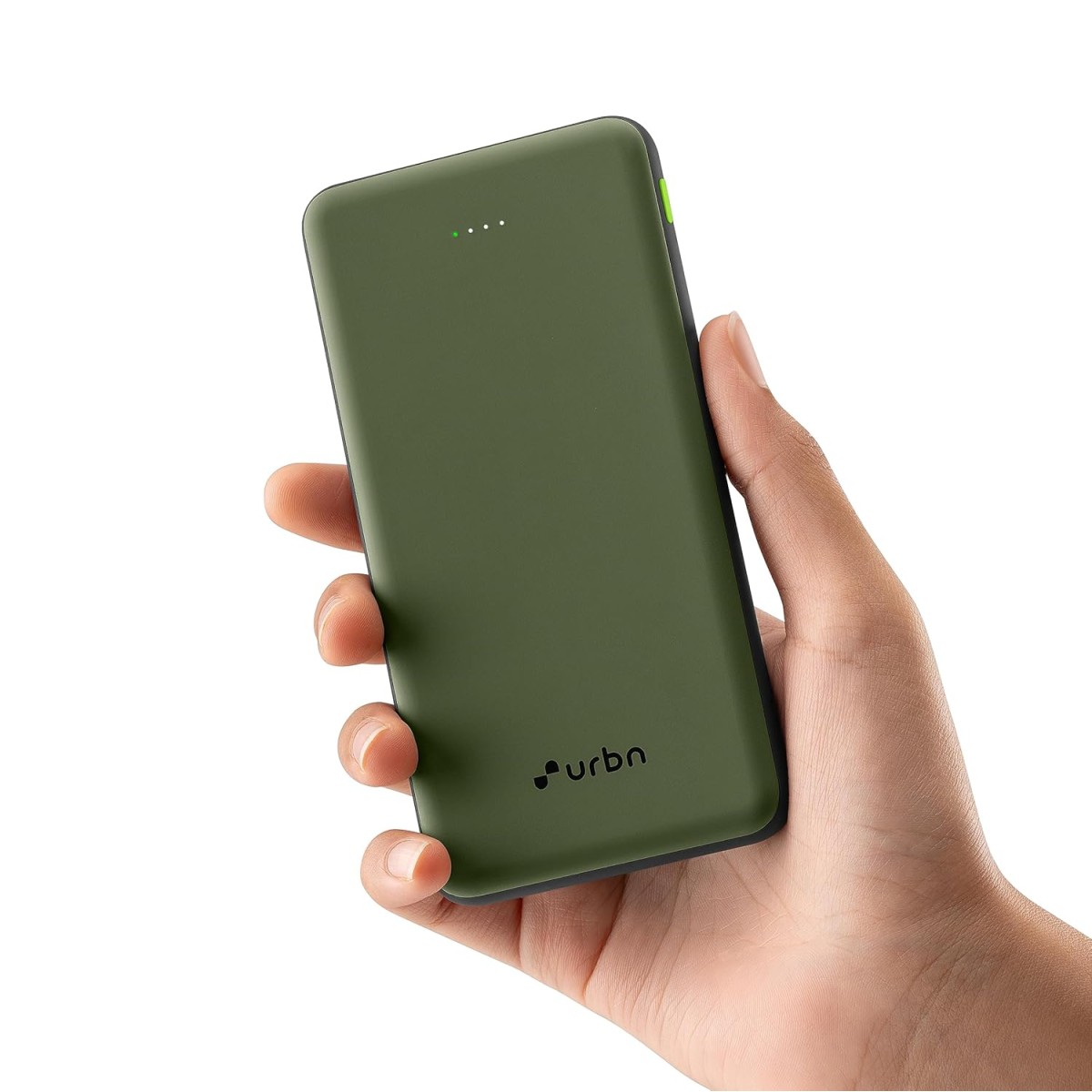 URBN 10000mAh Li-Polymer Ultra Compact Type-C Power Bank with 12W Fast Charge, Type C & Micro Input