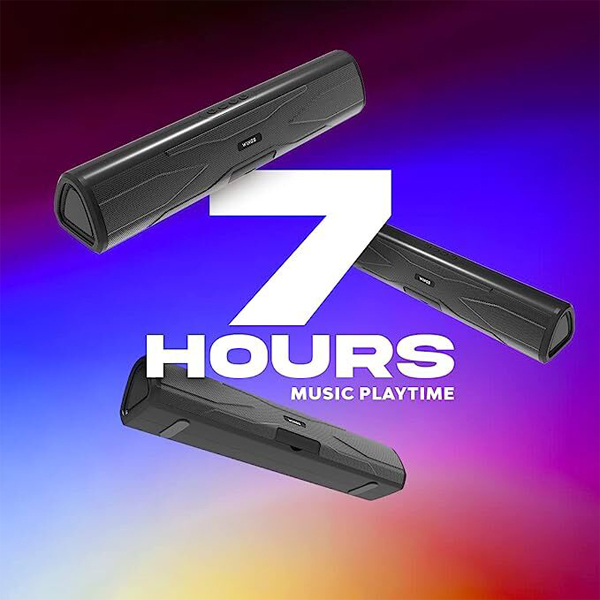 Wings Centerstage 300 Soundbar with TWS Bluetooth 5.0, Powerful 20W Output and 7 Hours of Playback Portable Bluetooth Party Speakers Wings Centerstage 300 Soundbar with TWS Bluetooth 5.0, Powerful 20W Output and 7 Hours of Playback Portable Bluetooth Party Speakers