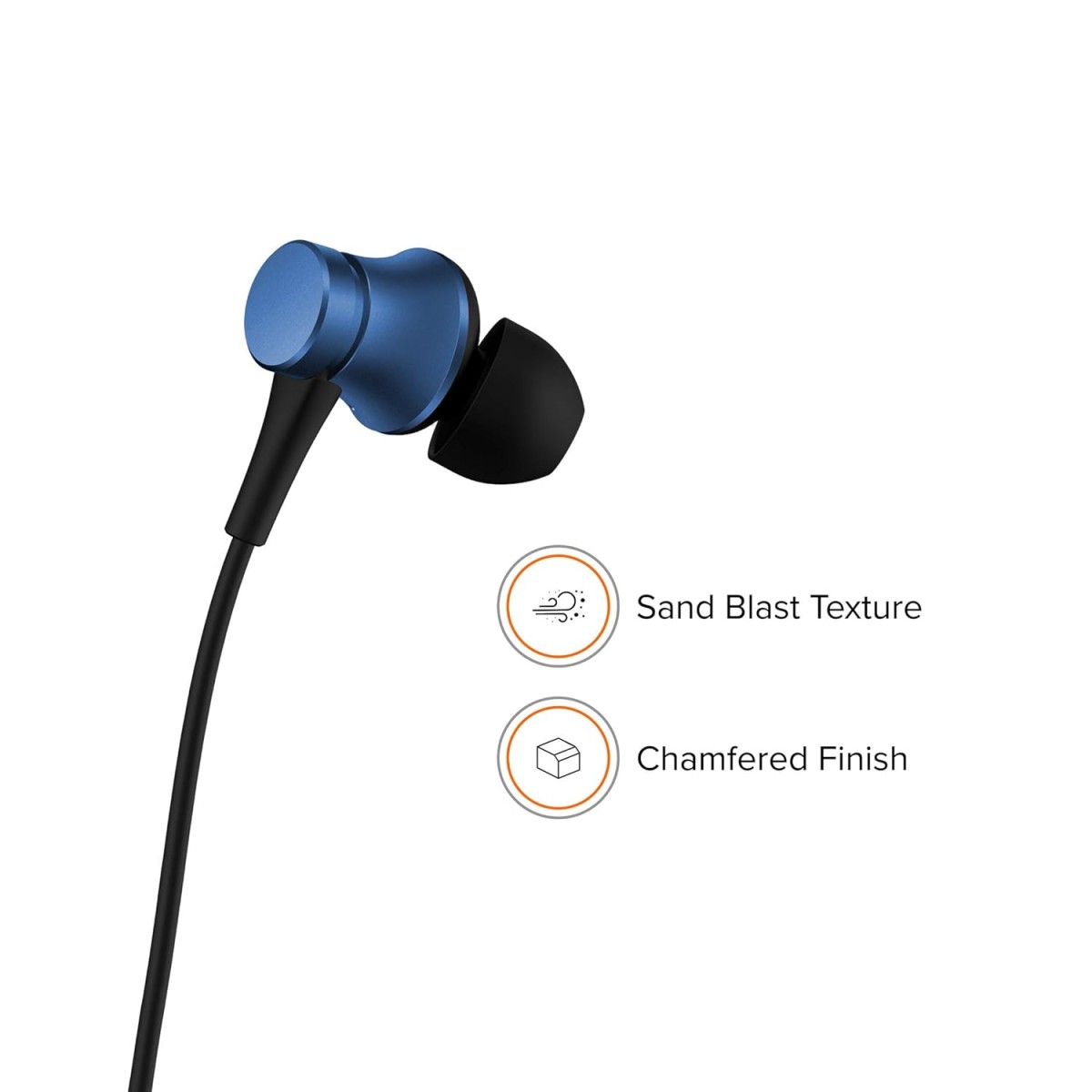 Mi Earphones Basic Blue Wired Headset (Blue, In the Ear)