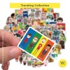 YellowCult™ 100pcs Big Bang Theory Random No-Duplicate Vinyl Stickers Pack to Customize Laptop, MacBook, Refrigerator, Bike, Guitar, Luggage [Waterproof Stickers - The Bing Bang Theory Collection]