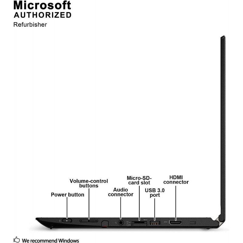 Lenovo ThinkPad Yoga 260 (256 GB, i5, 6th Generation, 8 GB) Refurbished 