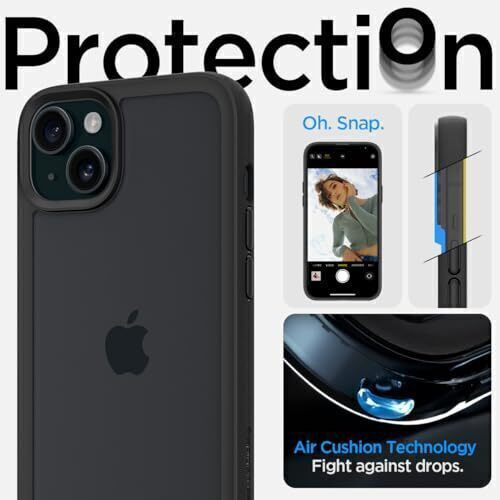 Spigen Sand Crystal Back Cover for Apple iphone 15 (Black, Pack of: 1) Spigen Sand Crystal Back Cover for Apple iphone 15 (Black, Pack of: 1)