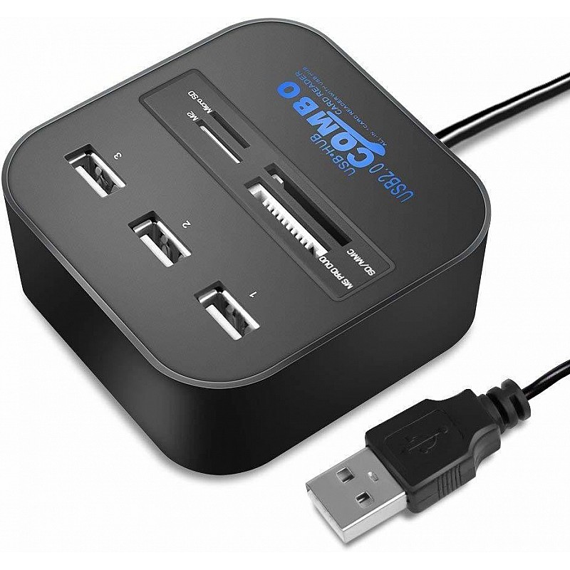 USB Hub Combo 3 USB