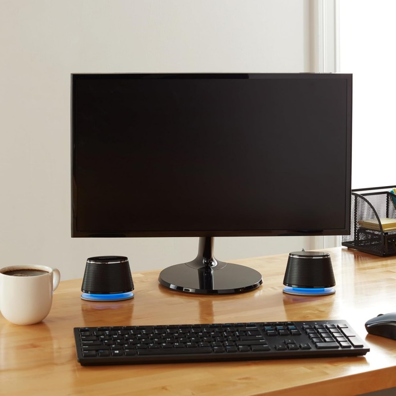 amazon basics 5 Watt Usb-Powered Pc Computer Speakers With Dynamic Sound | Black amazon basics 5 Watt Usb-Powered Pc Computer Speakers With Dynamic Sound | Black