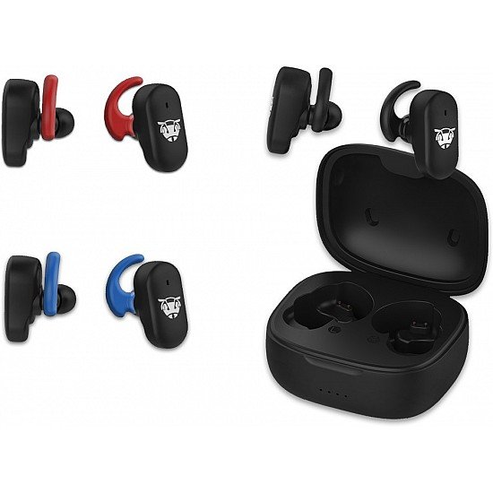 Ant Audio Wave Sports TWS 850 Wireless Earbuds Bluetooth 5.0,Touch Control Ear Buds Black-