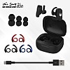 Ant Audio Wave Sports TWS 850 Wireless Earbuds Bluetooth 5.0,Touch Control Ear Buds Black 