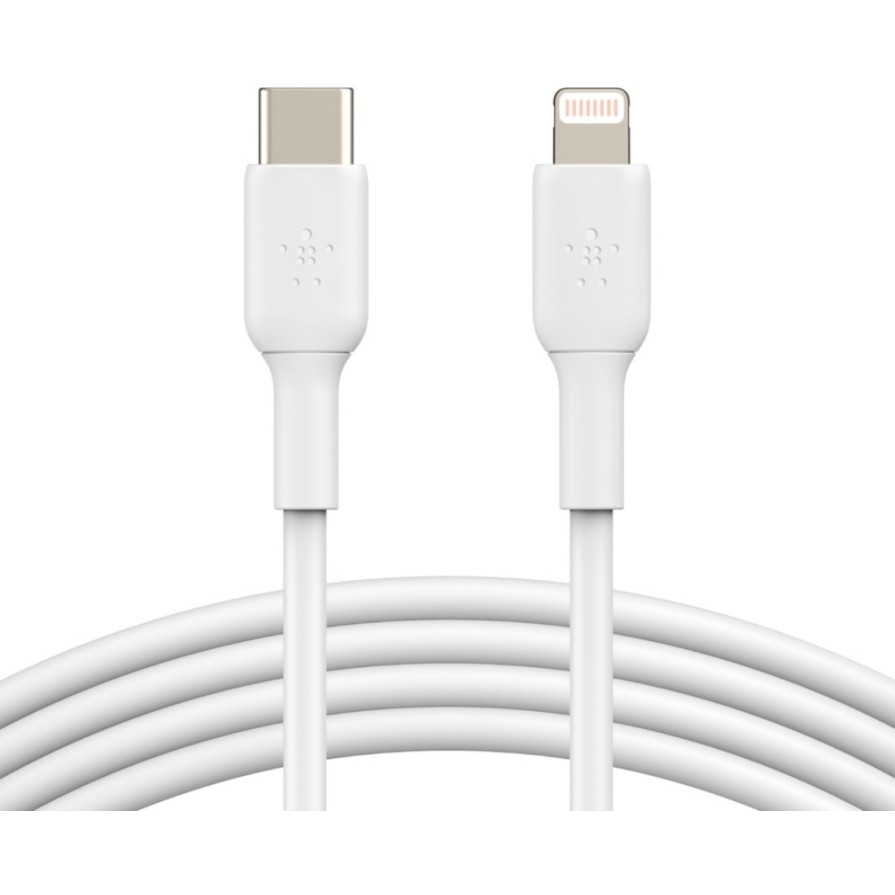 Belkin Apple Certified Lightning to Type C Cable, Fast Charging for iPhone (1 meters) – White