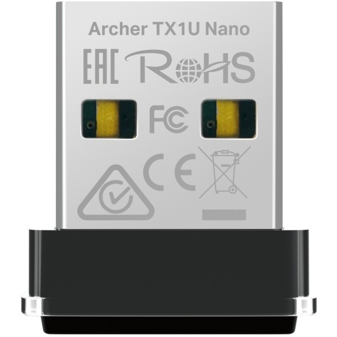 TP-Link Archer TX1U Nano AX300 Wi-Fi 6 Wireless USB Adapter with AP mode USB Adapter (Black)