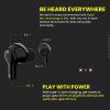 WINGS Bass Drops100 with Active Noise Cancellation,Transparency Mode,25 hours Playtime Bluetooth  (Black, True Wireless)