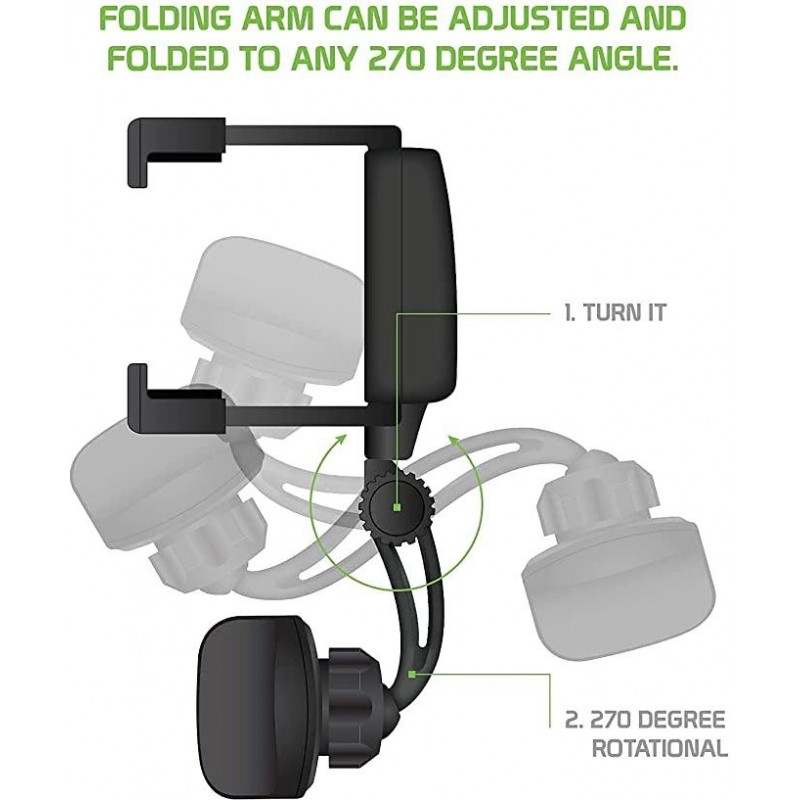 sounce Car Mobile Holder for Clip  (Black)