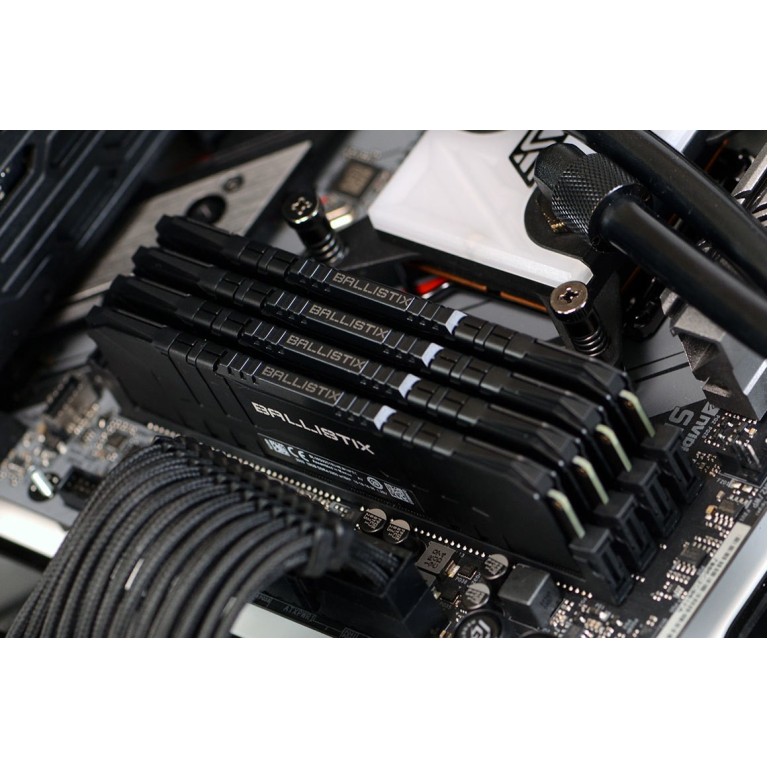 Crucial Ballistix 2666 MHz DDR4 DRAM Desktop Gaming Memory 8GB CL16 BL8G26C16U4B (Black), 5 inches Crucial Ballistix 2666 MHz DDR4 DRAM Desktop Gaming Memory 8GB CL16 BL8G26C16U4B (Black), 5 inches