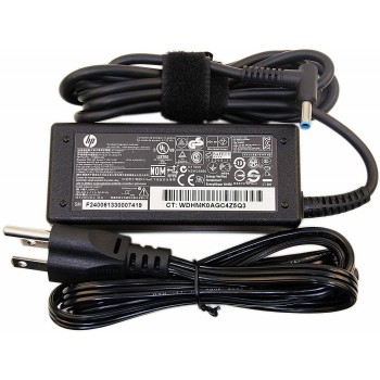 HP ( Blue Pin ) Laptop Charger 19.5V 3.33A 65W 65 W Adapter (Power Cord Included) Compatible 
