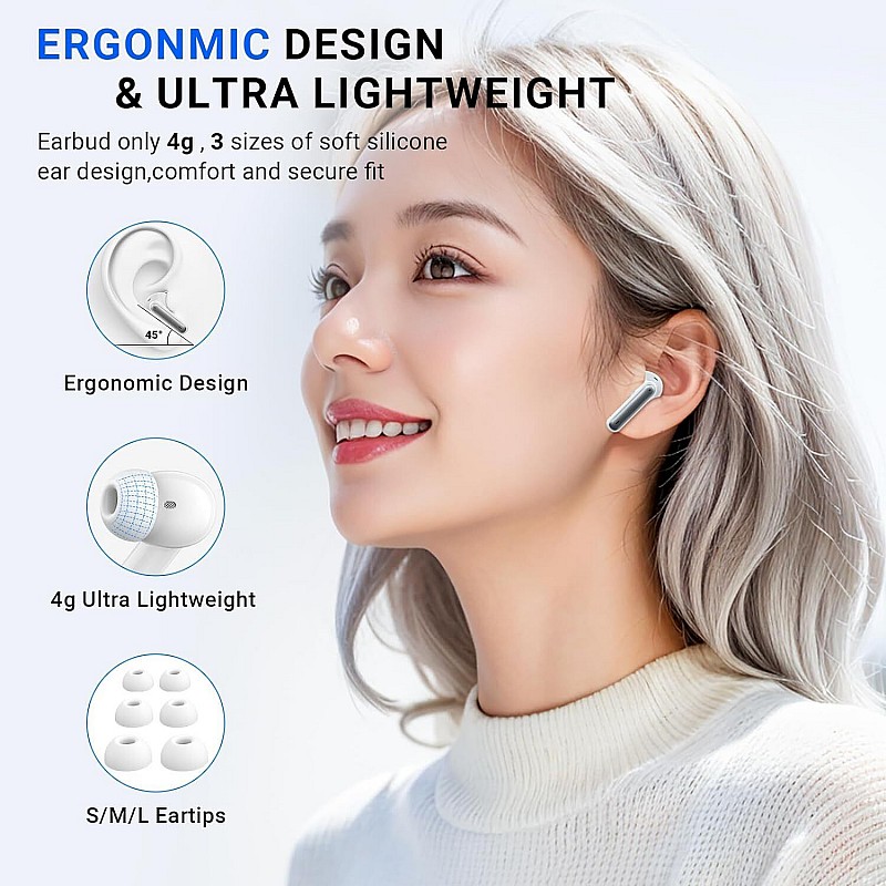 boAt Airdopes 141 ANC, Active Noise Cancellation(~32dB), 50ms Low Latency, 4Mics ENx,42Hrs Battery, Fast Charge,IPX5, v5.3 Bluetooth Earbuds, TWS Ear Buds Wireless Earphones with mic