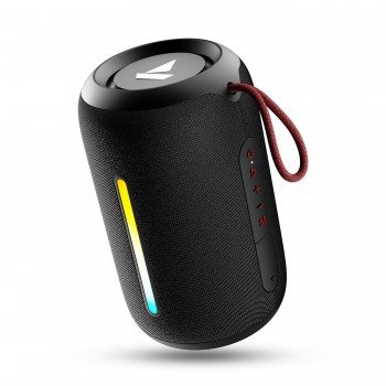 boAt Stone 352 Pro/Stone 358 Pro w/ 14W Signature Sound, Up to 12 Hours Playback, RGB LEDs, TWS Feature, Built-in Mic, BTv5.3, AUX Port, IPX5 & Type-C Interface Bluetooth Speaker (Raging Black)