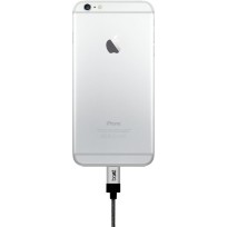 boAt LTGG500-1 Metallic Apple Certified Lightening Cable  (Compatible with Lightning Cable, Grey)
