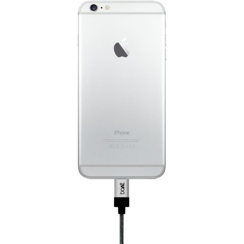 boAt LTGG500-1 Metallic Apple Certified Lightening Cable (Compatible with Lightning Cable, Grey) boAt LTGG500-1 Metallic Apple Certified Lightening Cable (Compatible with Lightning Cable, Grey)