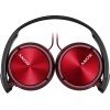 Sony mdrzx310ap over-head headphones with mic red Sony mdrzx310ap over-head headphones with mic red