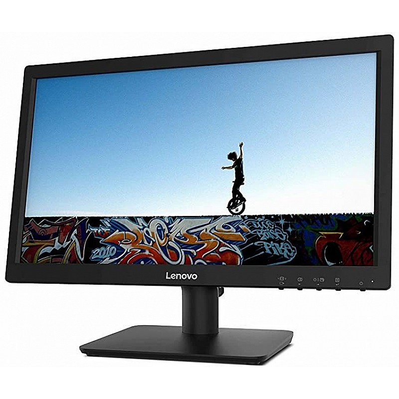 Lenovo 18.5-inch HD Monitor, TN Panel, (5ms Response time - 200 Nits Brightness 