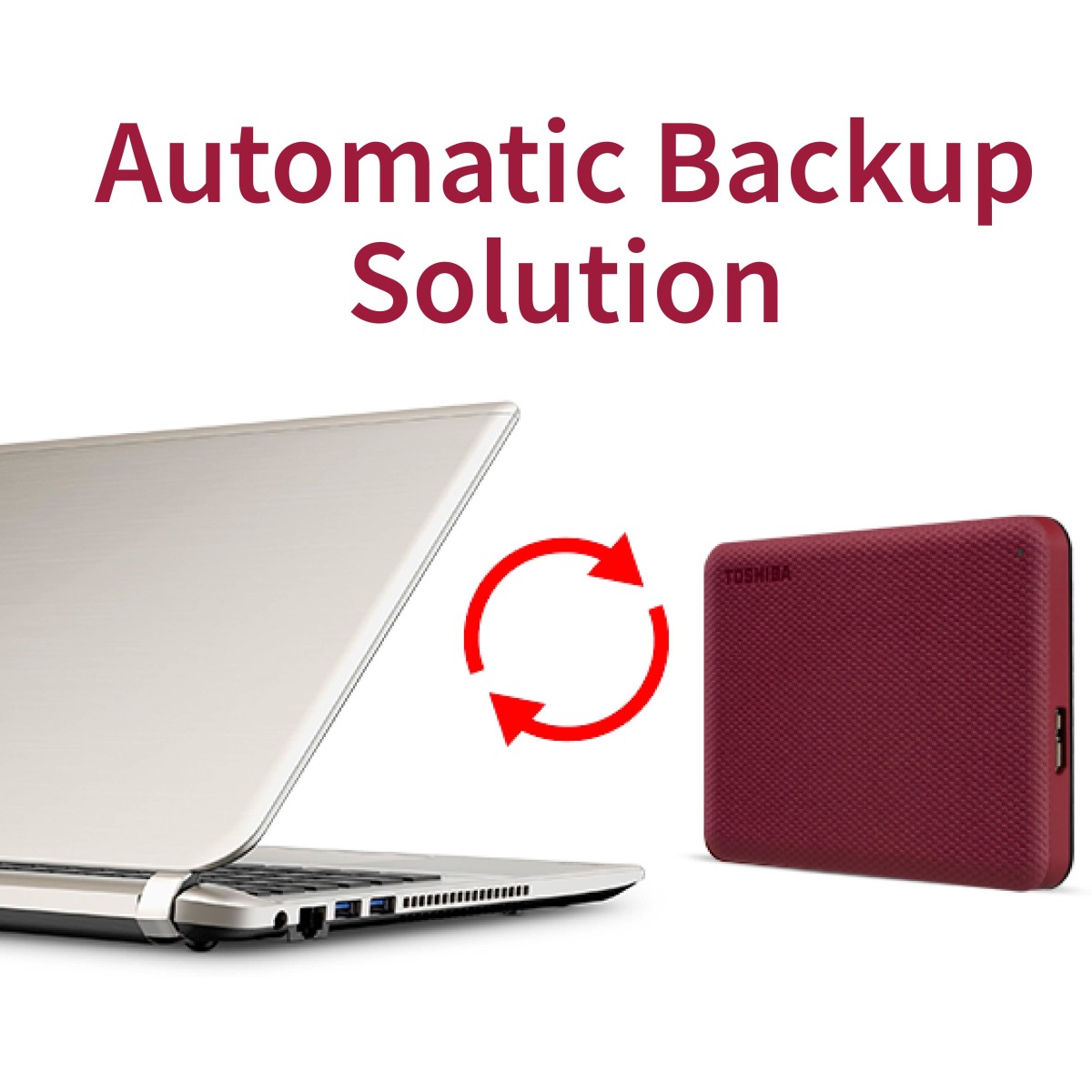 Toshiba Canvio Advance 2TB Portable External HDD, USB3.0 for PC Laptop Windows and Mac. 3 Years Warranty. External Hard Drive -