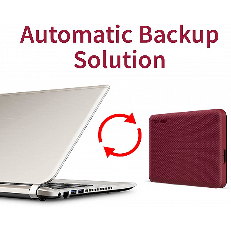 Toshiba Canvio Advance 2TB Portable External HDD, USB3.0 for PC Laptop Windows and Mac. 3 Years Warranty. External Hard Drive - 